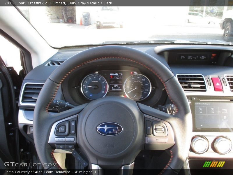 Dark Gray Metallic / Black 2016 Subaru Crosstrek 2.0i Limited