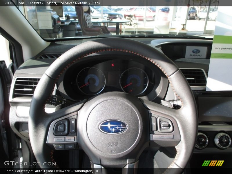 Ice Silver Metallic / Black 2016 Subaru Crosstrek Hybrid