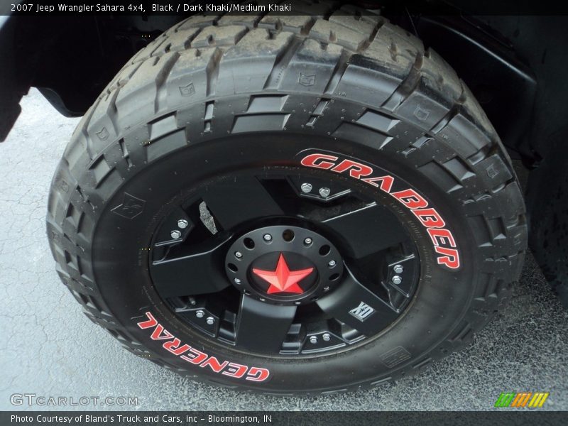Black / Dark Khaki/Medium Khaki 2007 Jeep Wrangler Sahara 4x4