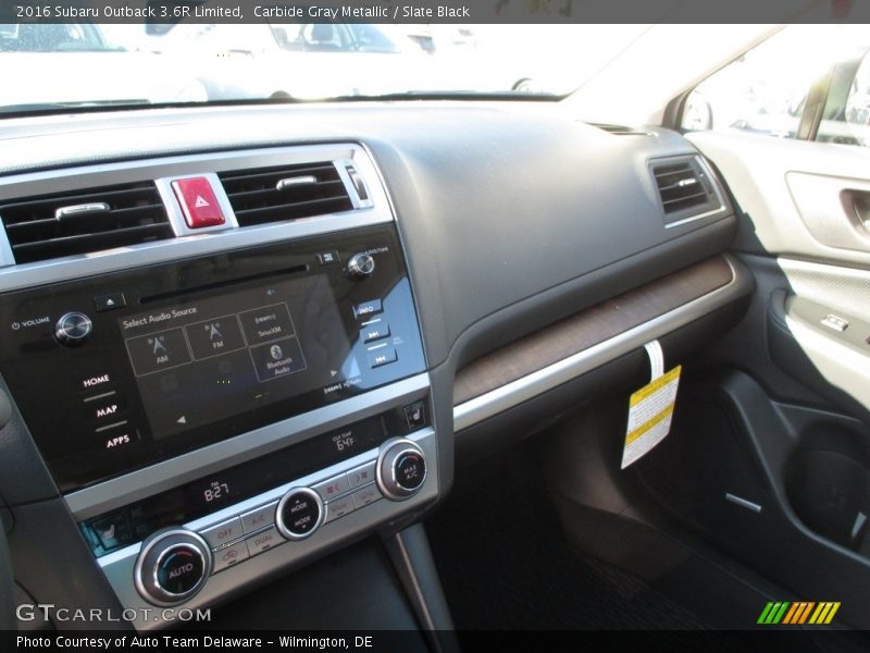 Carbide Gray Metallic / Slate Black 2016 Subaru Outback 3.6R Limited