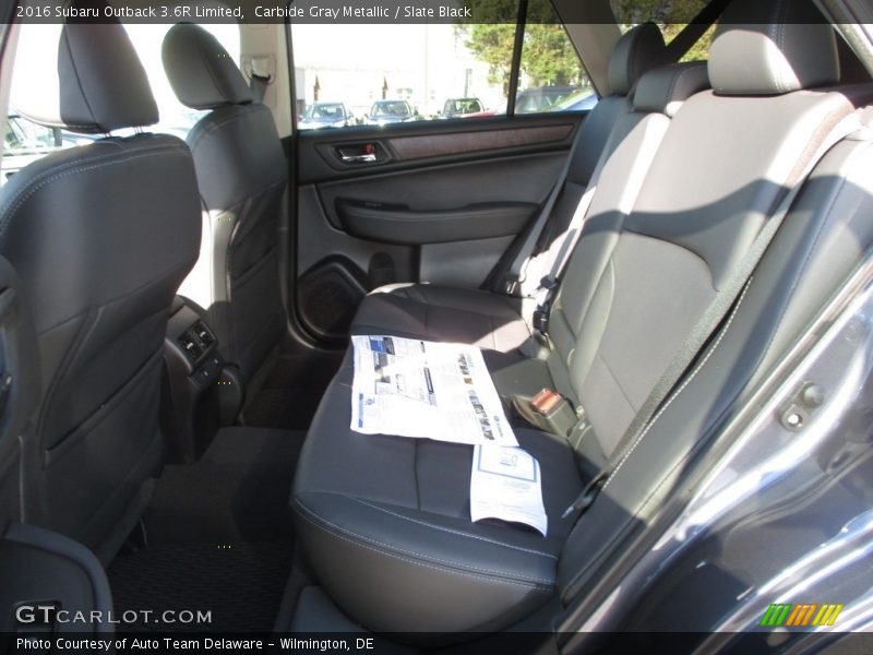 Carbide Gray Metallic / Slate Black 2016 Subaru Outback 3.6R Limited