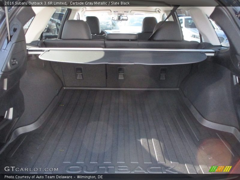 Carbide Gray Metallic / Slate Black 2016 Subaru Outback 3.6R Limited