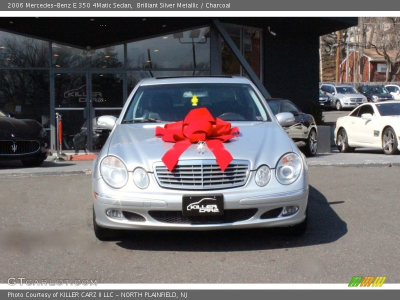 Brilliant Silver Metallic / Charcoal 2006 Mercedes-Benz E 350 4Matic Sedan