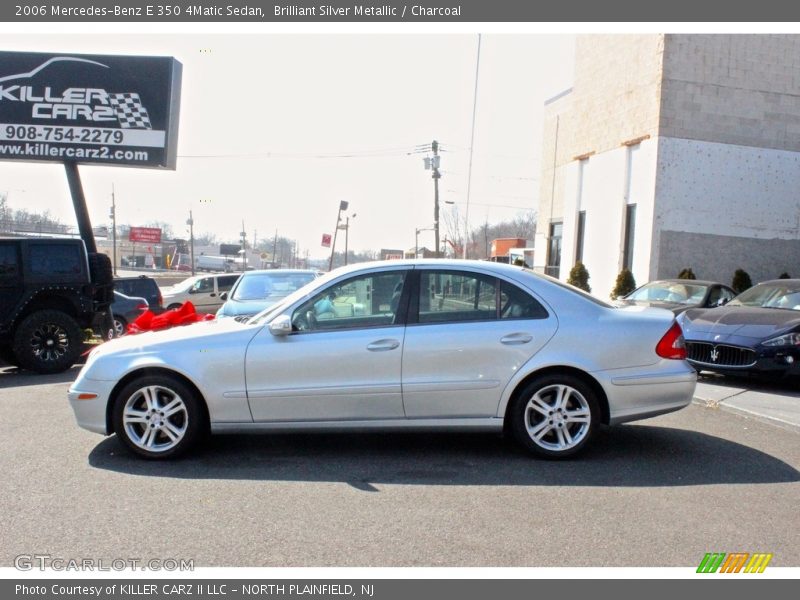 Brilliant Silver Metallic / Charcoal 2006 Mercedes-Benz E 350 4Matic Sedan
