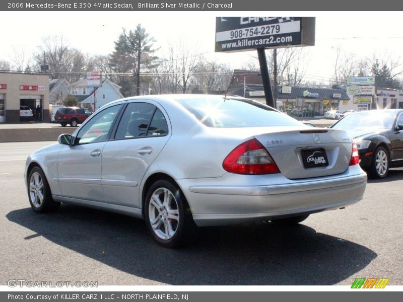 Brilliant Silver Metallic / Charcoal 2006 Mercedes-Benz E 350 4Matic Sedan