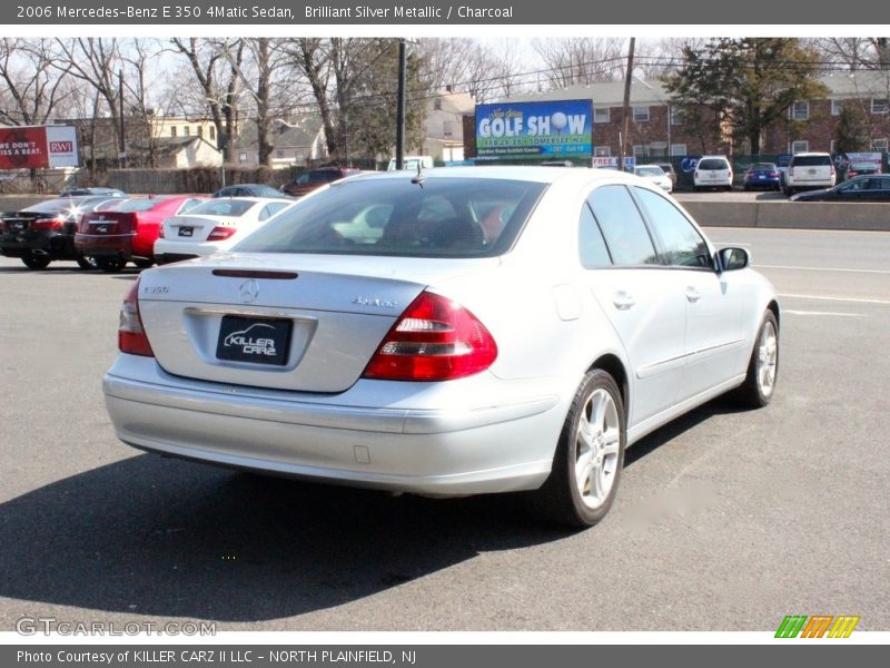 Brilliant Silver Metallic / Charcoal 2006 Mercedes-Benz E 350 4Matic Sedan