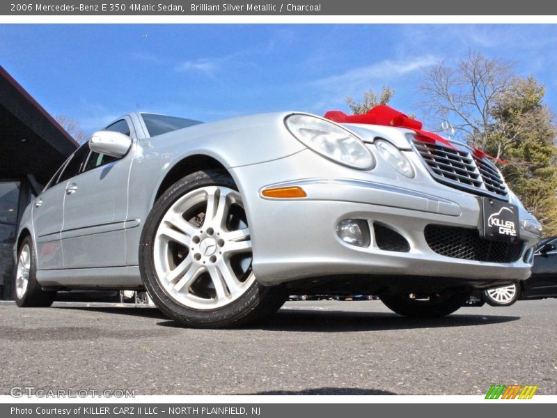 Brilliant Silver Metallic / Charcoal 2006 Mercedes-Benz E 350 4Matic Sedan