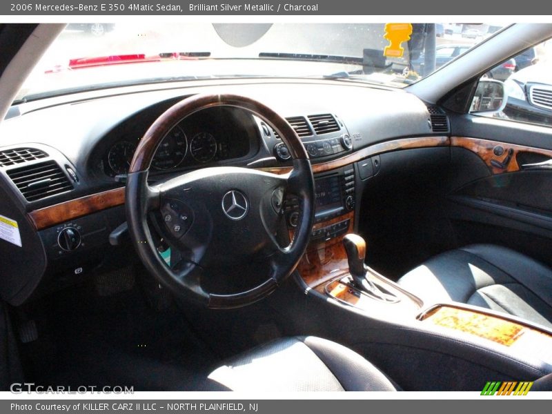 Brilliant Silver Metallic / Charcoal 2006 Mercedes-Benz E 350 4Matic Sedan
