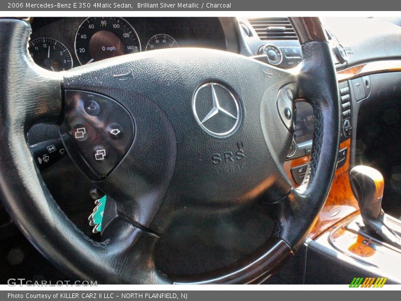 Brilliant Silver Metallic / Charcoal 2006 Mercedes-Benz E 350 4Matic Sedan