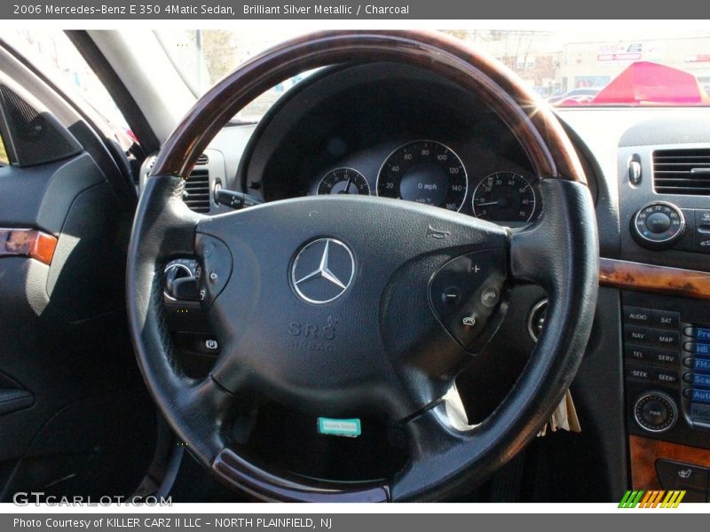 Brilliant Silver Metallic / Charcoal 2006 Mercedes-Benz E 350 4Matic Sedan