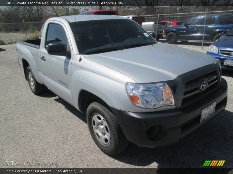 Silver Streak Mica / Graphite Gray 2009 Toyota Tacoma Regular Cab