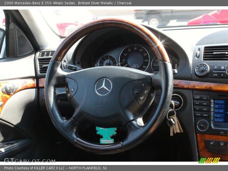 Brilliant Silver Metallic / Charcoal 2006 Mercedes-Benz E 350 4Matic Sedan
