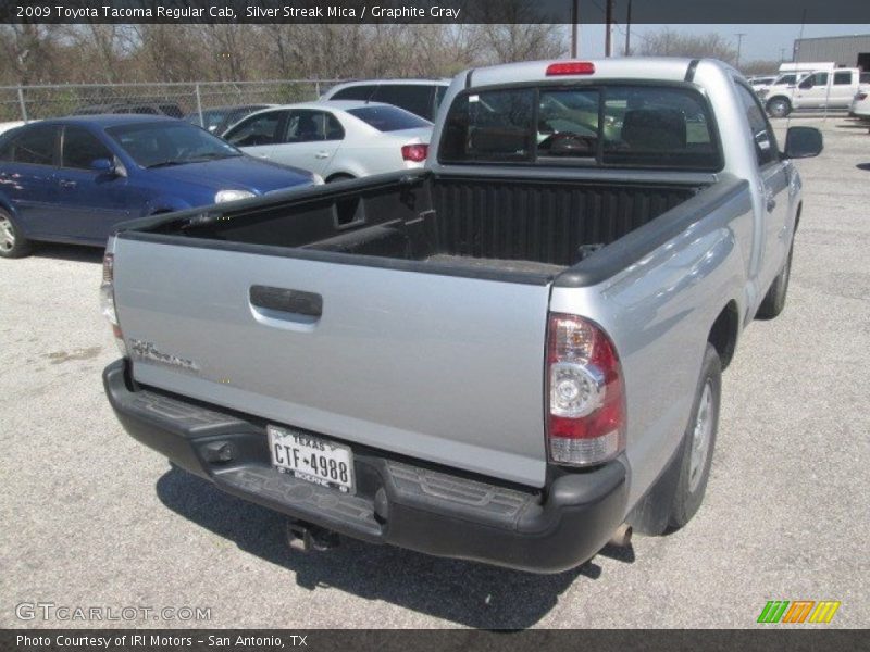 Silver Streak Mica / Graphite Gray 2009 Toyota Tacoma Regular Cab
