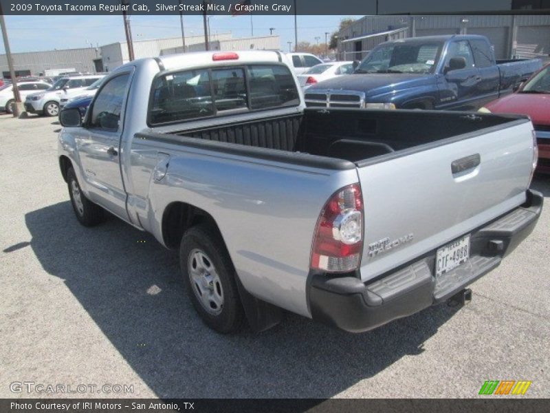 Silver Streak Mica / Graphite Gray 2009 Toyota Tacoma Regular Cab