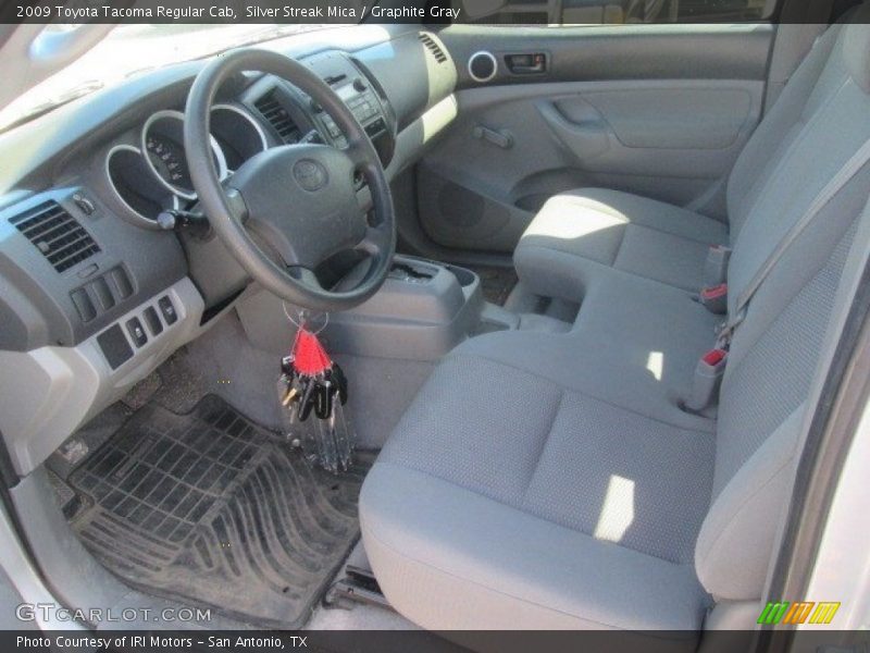 Silver Streak Mica / Graphite Gray 2009 Toyota Tacoma Regular Cab