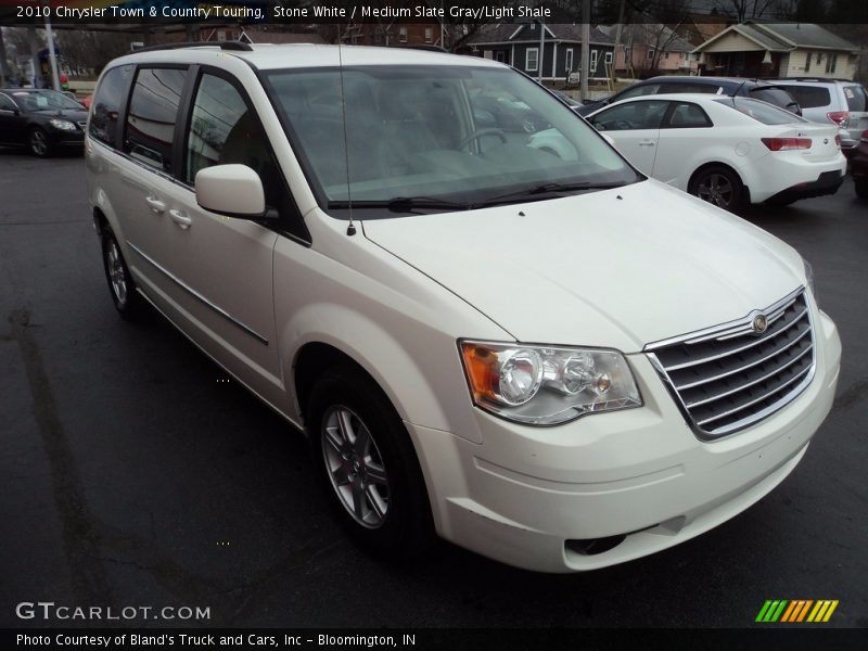 Stone White / Medium Slate Gray/Light Shale 2010 Chrysler Town & Country Touring