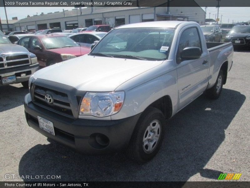 Silver Streak Mica / Graphite Gray 2009 Toyota Tacoma Regular Cab