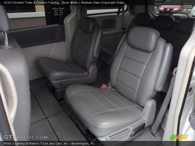 Stone White / Medium Slate Gray/Light Shale 2010 Chrysler Town & Country Touring