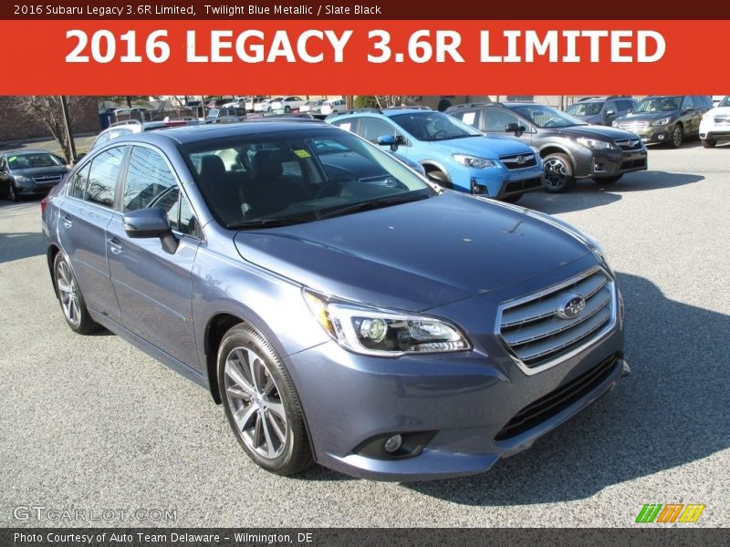 Twilight Blue Metallic / Slate Black 2016 Subaru Legacy 3.6R Limited