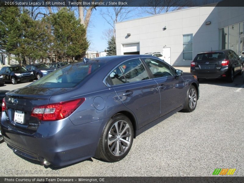 Twilight Blue Metallic / Slate Black 2016 Subaru Legacy 3.6R Limited