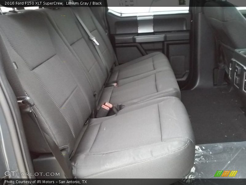 Lithium Gray / Black 2016 Ford F150 XLT SuperCrew