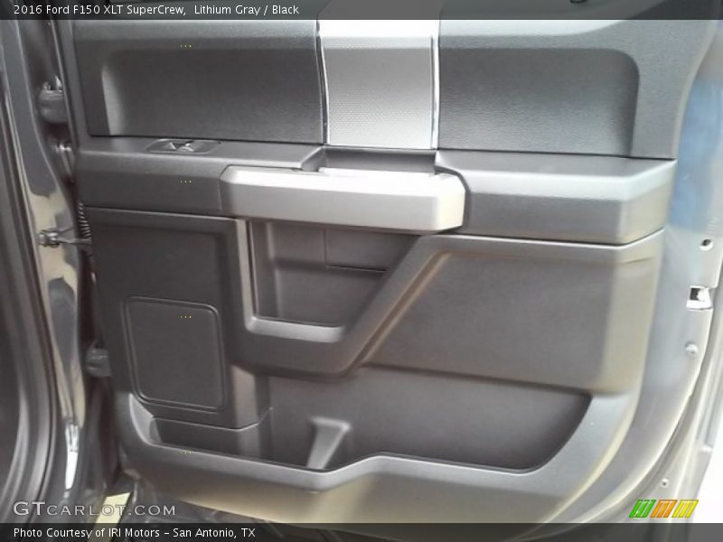 Lithium Gray / Black 2016 Ford F150 XLT SuperCrew