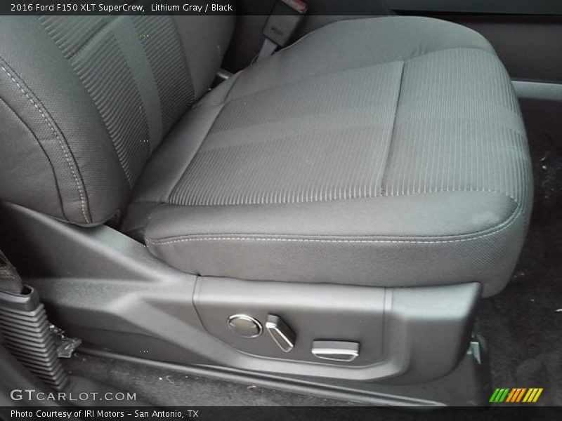 Lithium Gray / Black 2016 Ford F150 XLT SuperCrew
