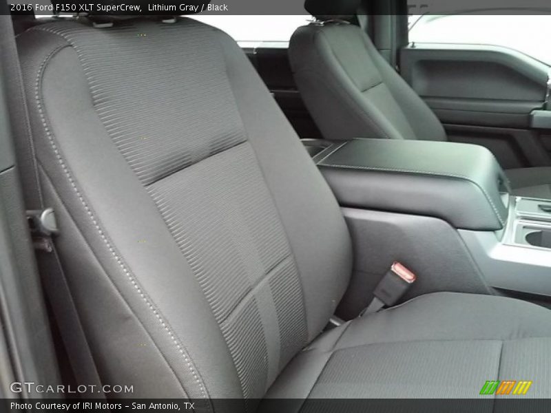 Lithium Gray / Black 2016 Ford F150 XLT SuperCrew