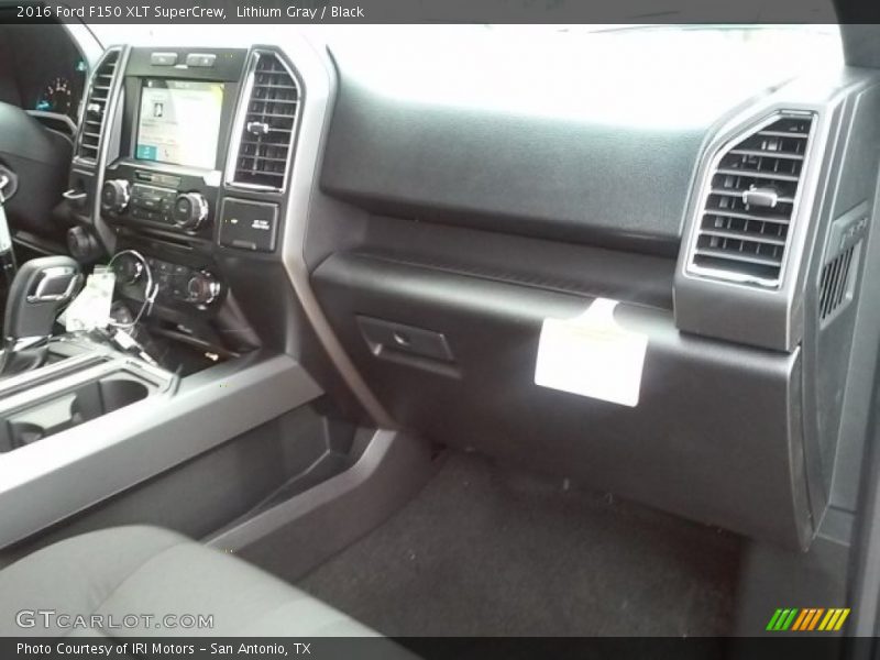 Lithium Gray / Black 2016 Ford F150 XLT SuperCrew