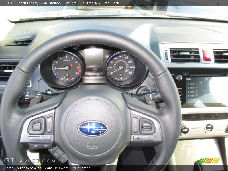Twilight Blue Metallic / Slate Black 2016 Subaru Legacy 3.6R Limited