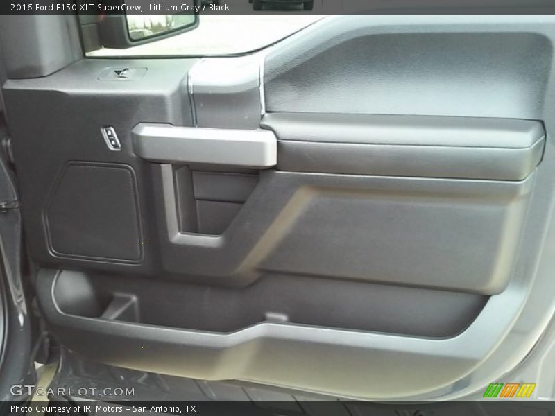 Lithium Gray / Black 2016 Ford F150 XLT SuperCrew