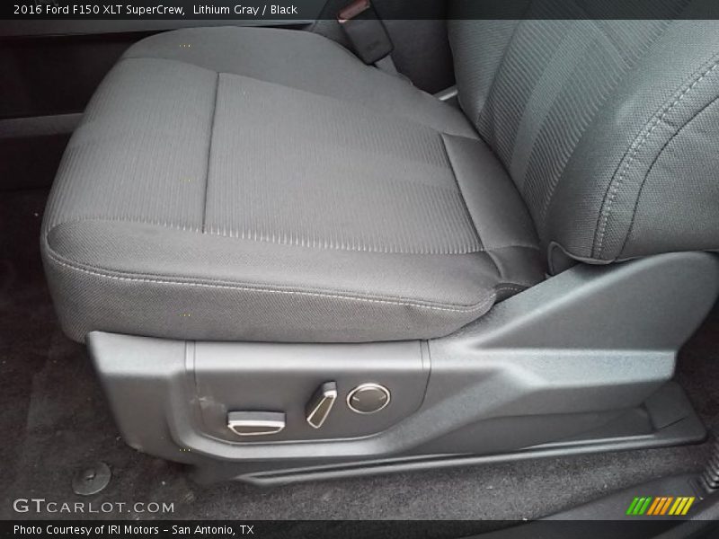 Lithium Gray / Black 2016 Ford F150 XLT SuperCrew