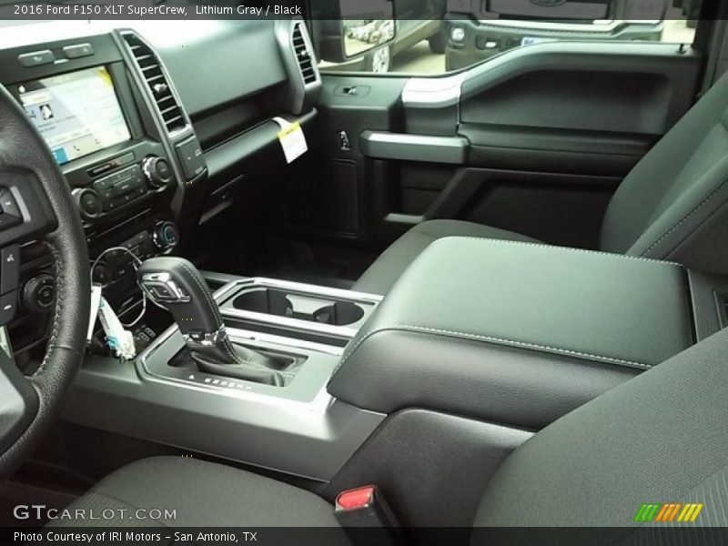 Lithium Gray / Black 2016 Ford F150 XLT SuperCrew
