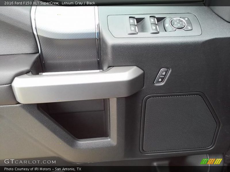 Lithium Gray / Black 2016 Ford F150 XLT SuperCrew