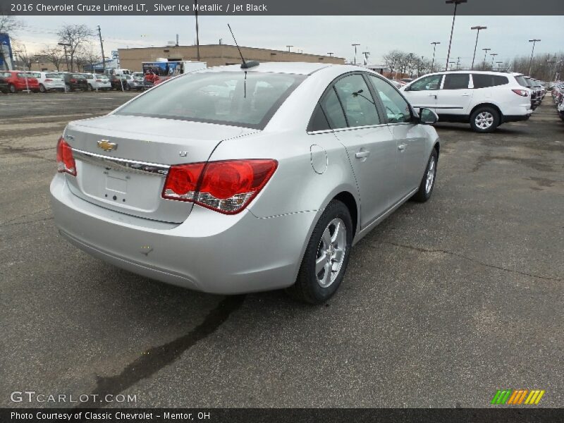 Silver Ice Metallic / Jet Black 2016 Chevrolet Cruze Limited LT