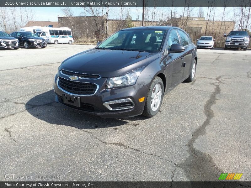 Tungsten Metallic / Medium Titanium 2016 Chevrolet Cruze Limited LT