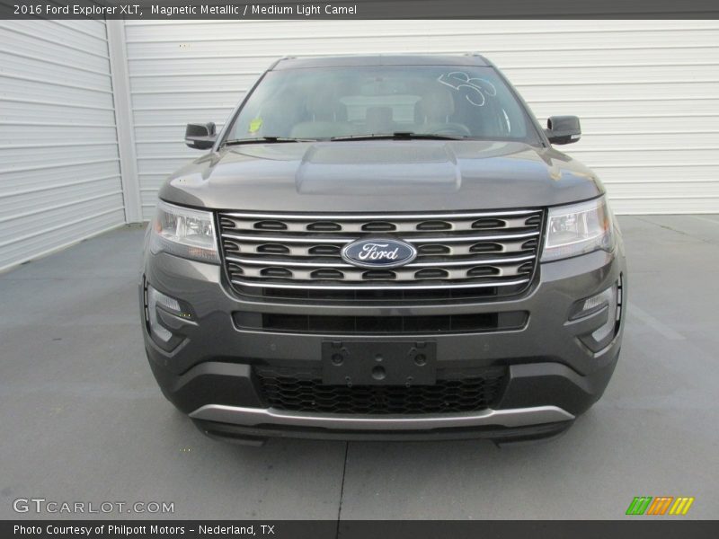 Magnetic Metallic / Medium Light Camel 2016 Ford Explorer XLT