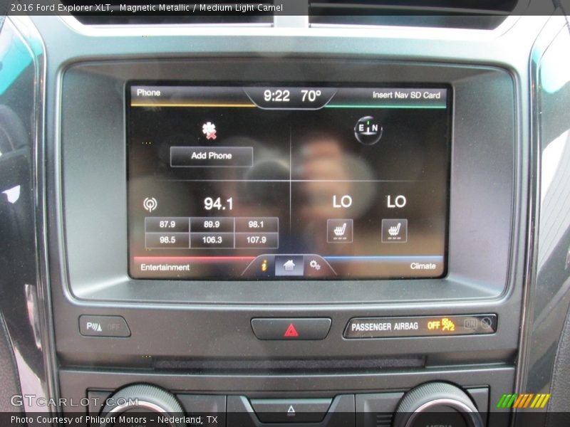 Magnetic Metallic / Medium Light Camel 2016 Ford Explorer XLT