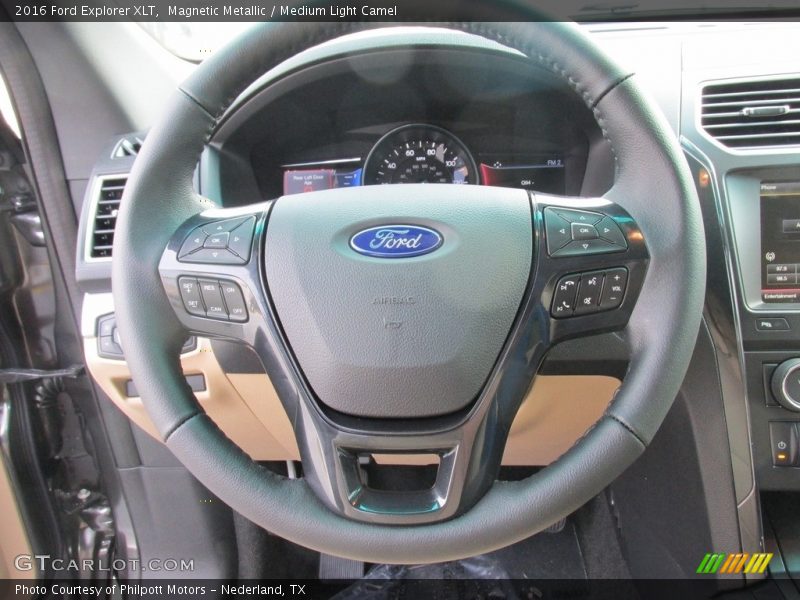 Magnetic Metallic / Medium Light Camel 2016 Ford Explorer XLT