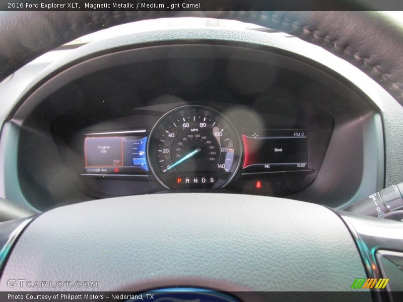 Magnetic Metallic / Medium Light Camel 2016 Ford Explorer XLT