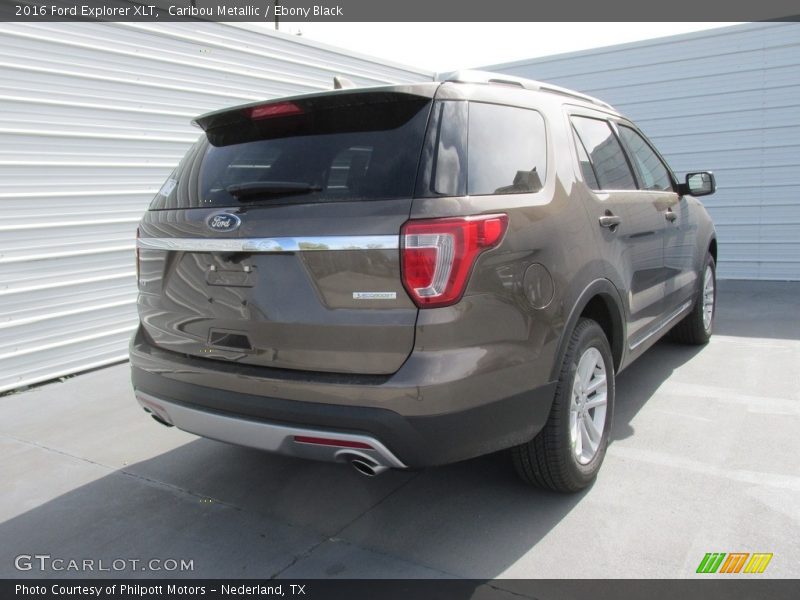 Caribou Metallic / Ebony Black 2016 Ford Explorer XLT