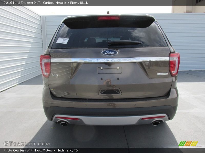 Caribou Metallic / Ebony Black 2016 Ford Explorer XLT
