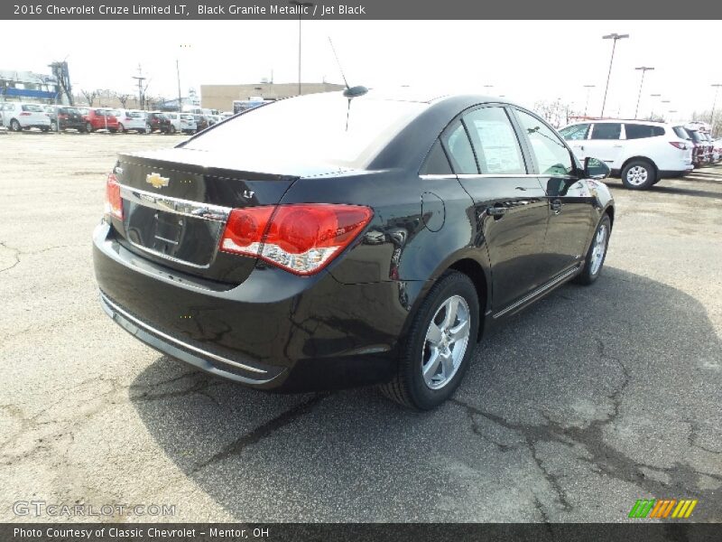 Black Granite Metallic / Jet Black 2016 Chevrolet Cruze Limited LT