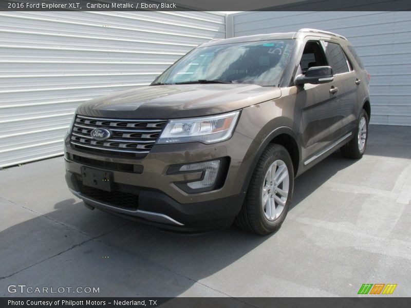 Caribou Metallic / Ebony Black 2016 Ford Explorer XLT