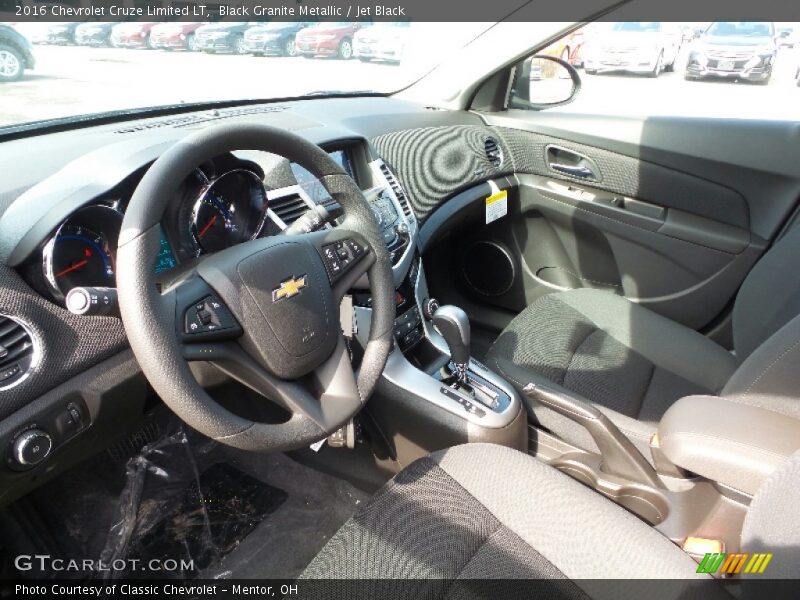 Black Granite Metallic / Jet Black 2016 Chevrolet Cruze Limited LT