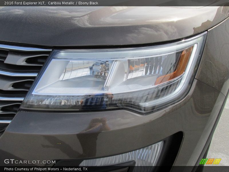 Caribou Metallic / Ebony Black 2016 Ford Explorer XLT