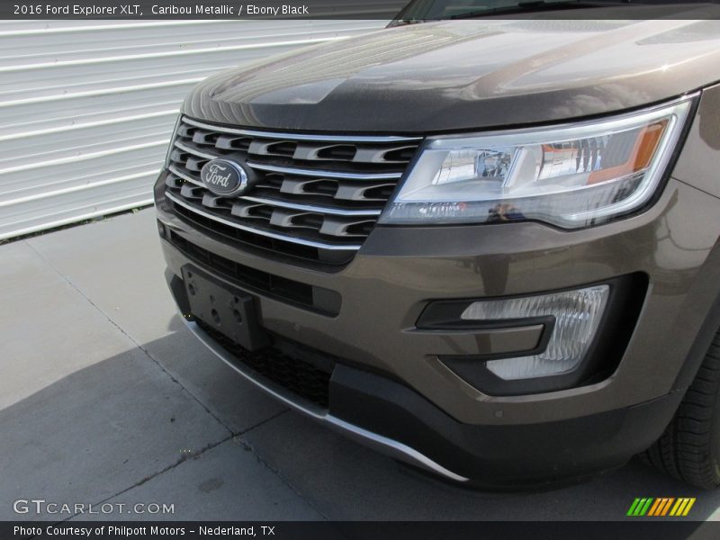 Caribou Metallic / Ebony Black 2016 Ford Explorer XLT
