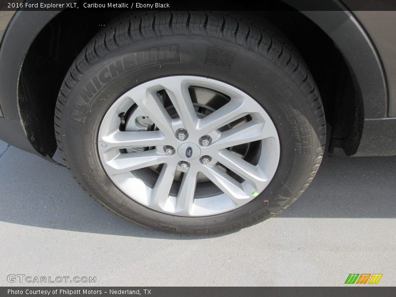 Caribou Metallic / Ebony Black 2016 Ford Explorer XLT