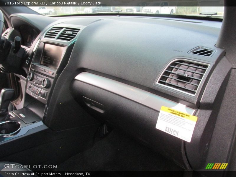 Caribou Metallic / Ebony Black 2016 Ford Explorer XLT