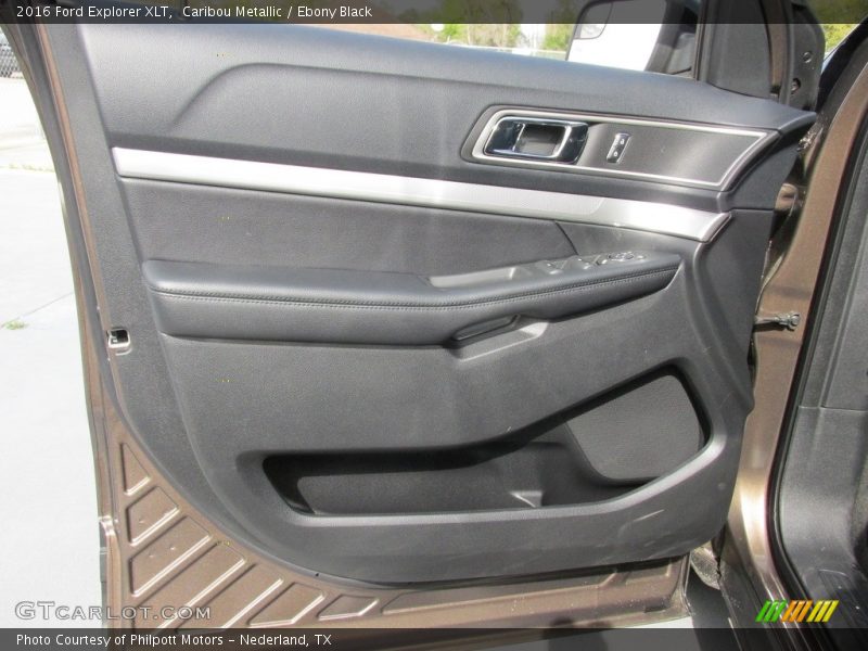 Caribou Metallic / Ebony Black 2016 Ford Explorer XLT